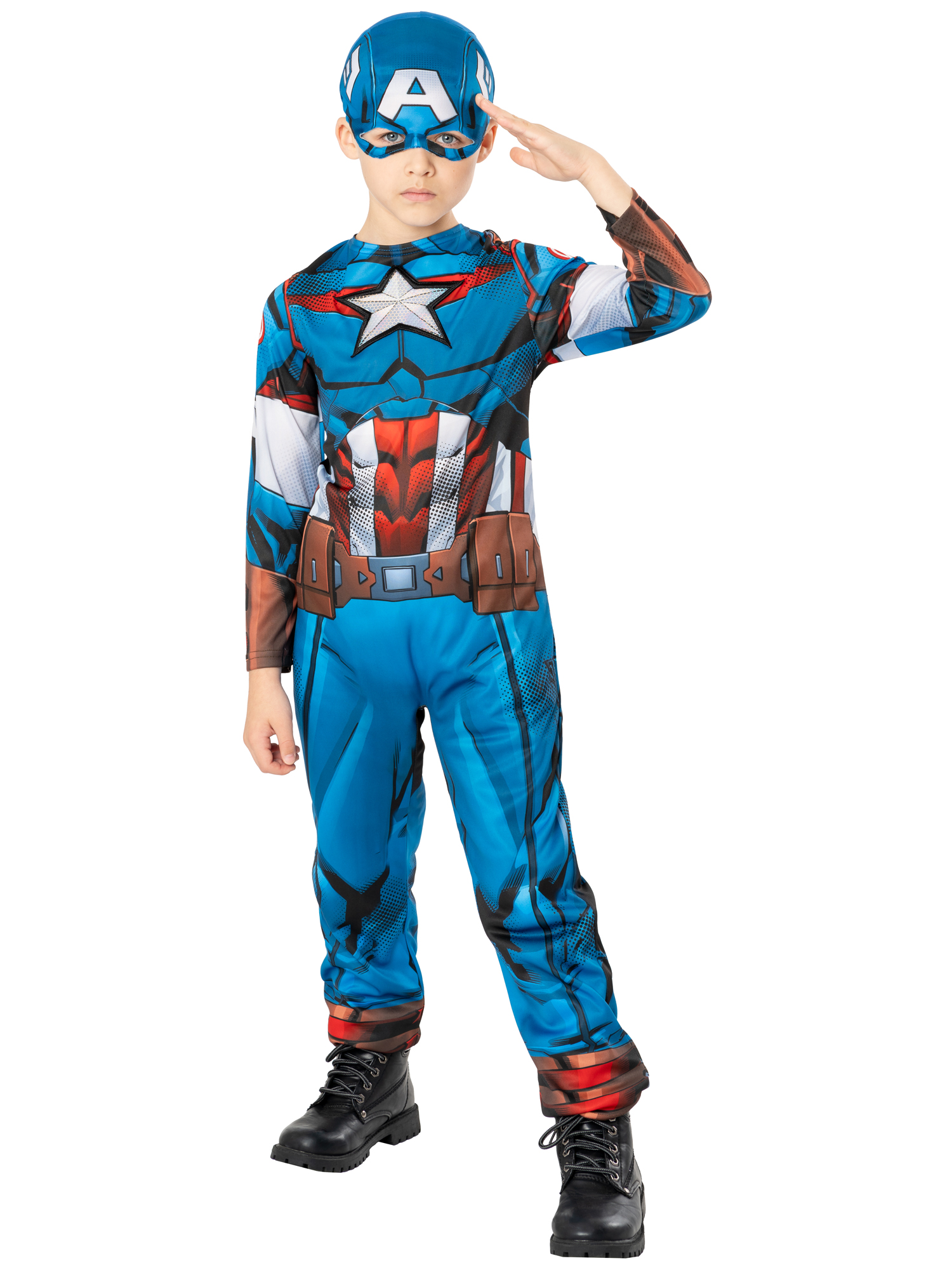 rubies-captain-america-green-collection-kost-m-rot-blau image 4