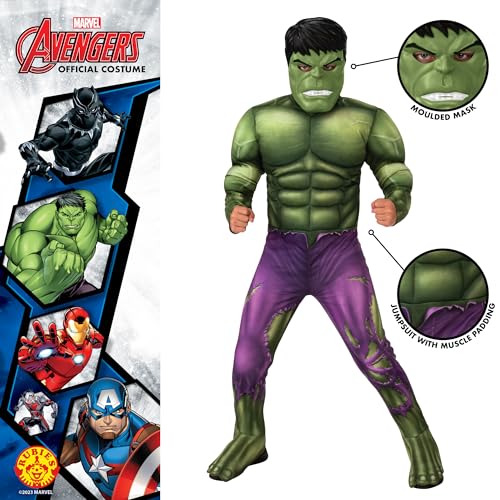 rubie-s-deluxe-301735m-hulk-kinderkost-m-9-10-jahre-muskel image 8
