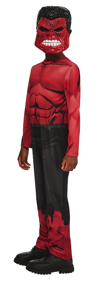 rubie-s-deluxe-red-hulk-kinderkost-m-7-8-jahre-mit-maske image 4