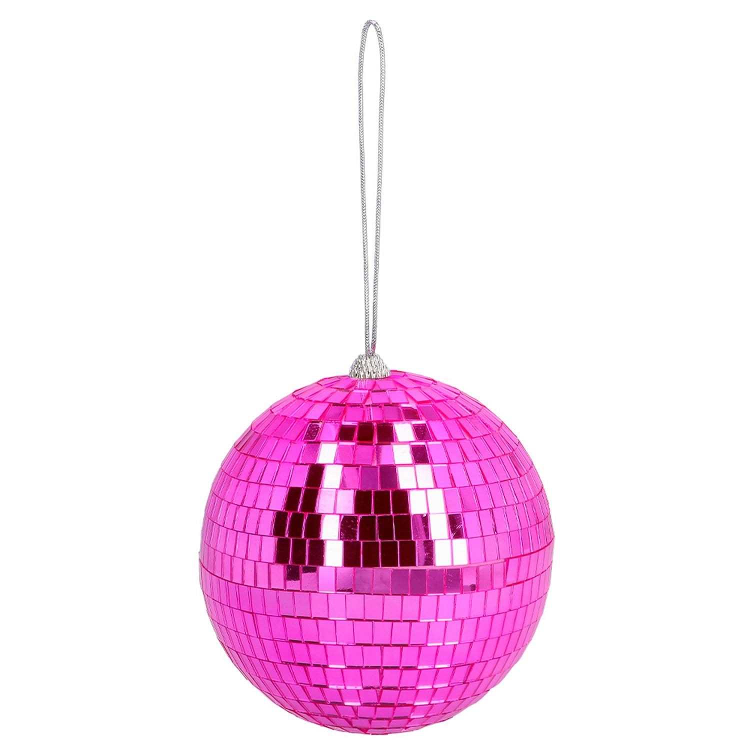 boland-discokugel-disco-fever-deko-rosa-15-cm-h-ngedeko image 2