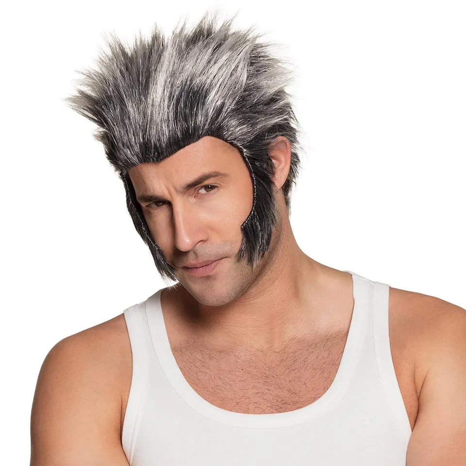 boland-wigs-85989-werwolf-per-cke-grau-wei-koteletten image 1