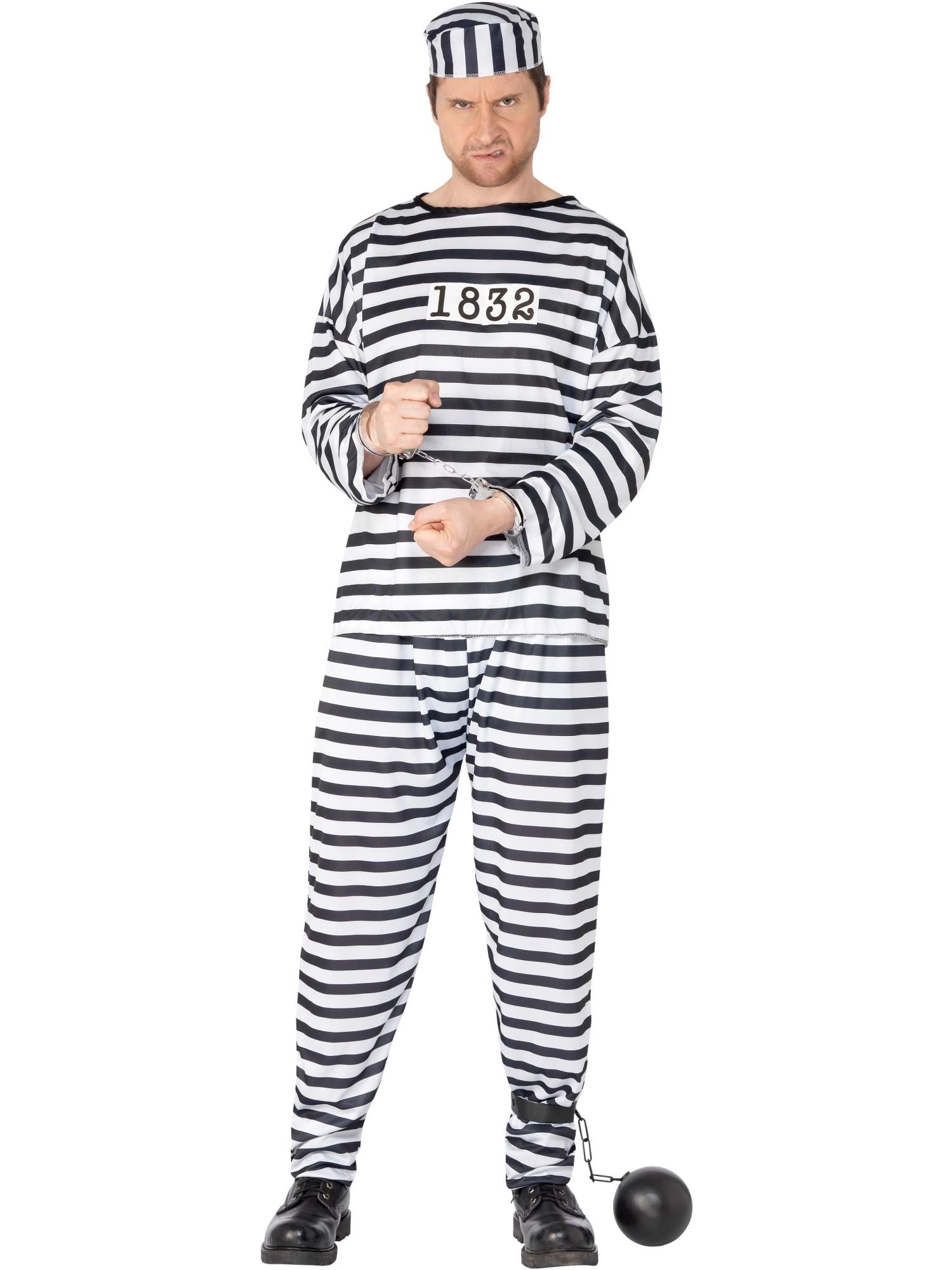 smiffys-fever-str-fling-kost-m-herren-schwarz-wei-3-teilig-m-xl image 2