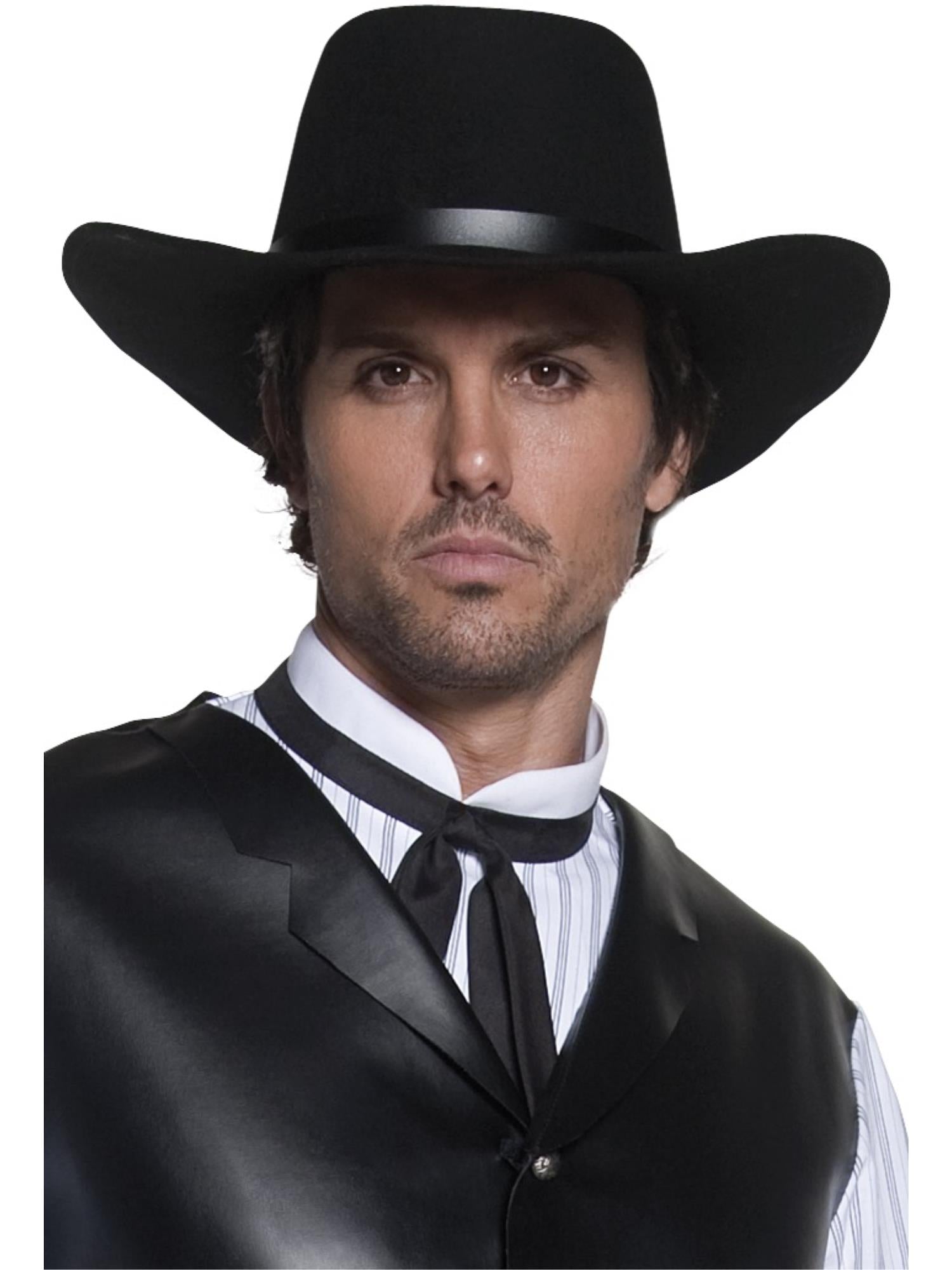 smiffys-fever-western-hut-schwarz-cowboy-gunslinger image 1