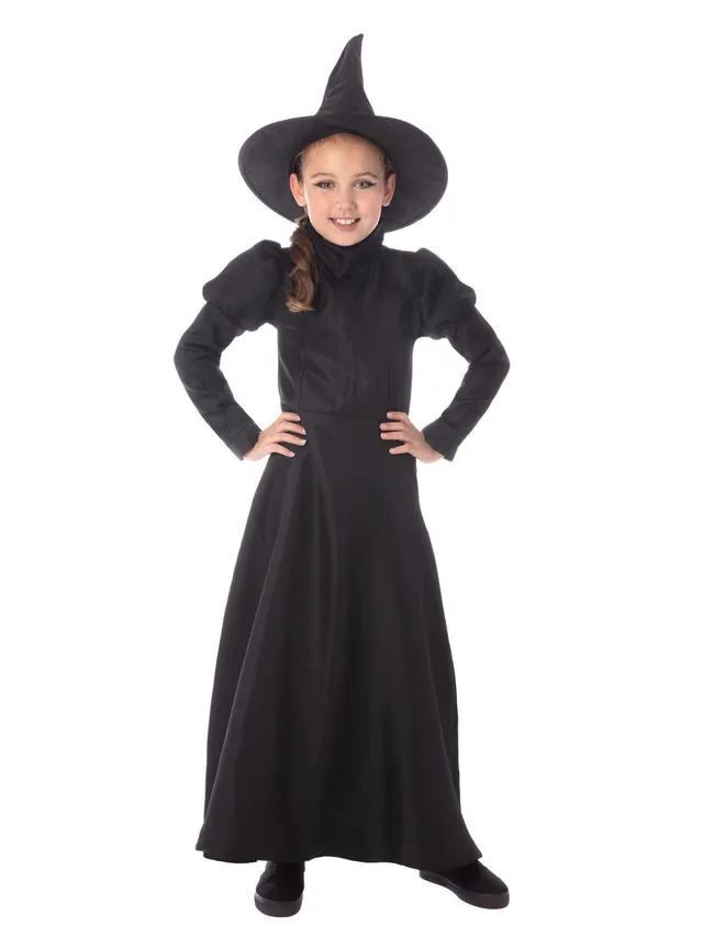 rubie-s-deluxe-hexenkost-m-kinder-3-4-jahre-schwarz image 1
