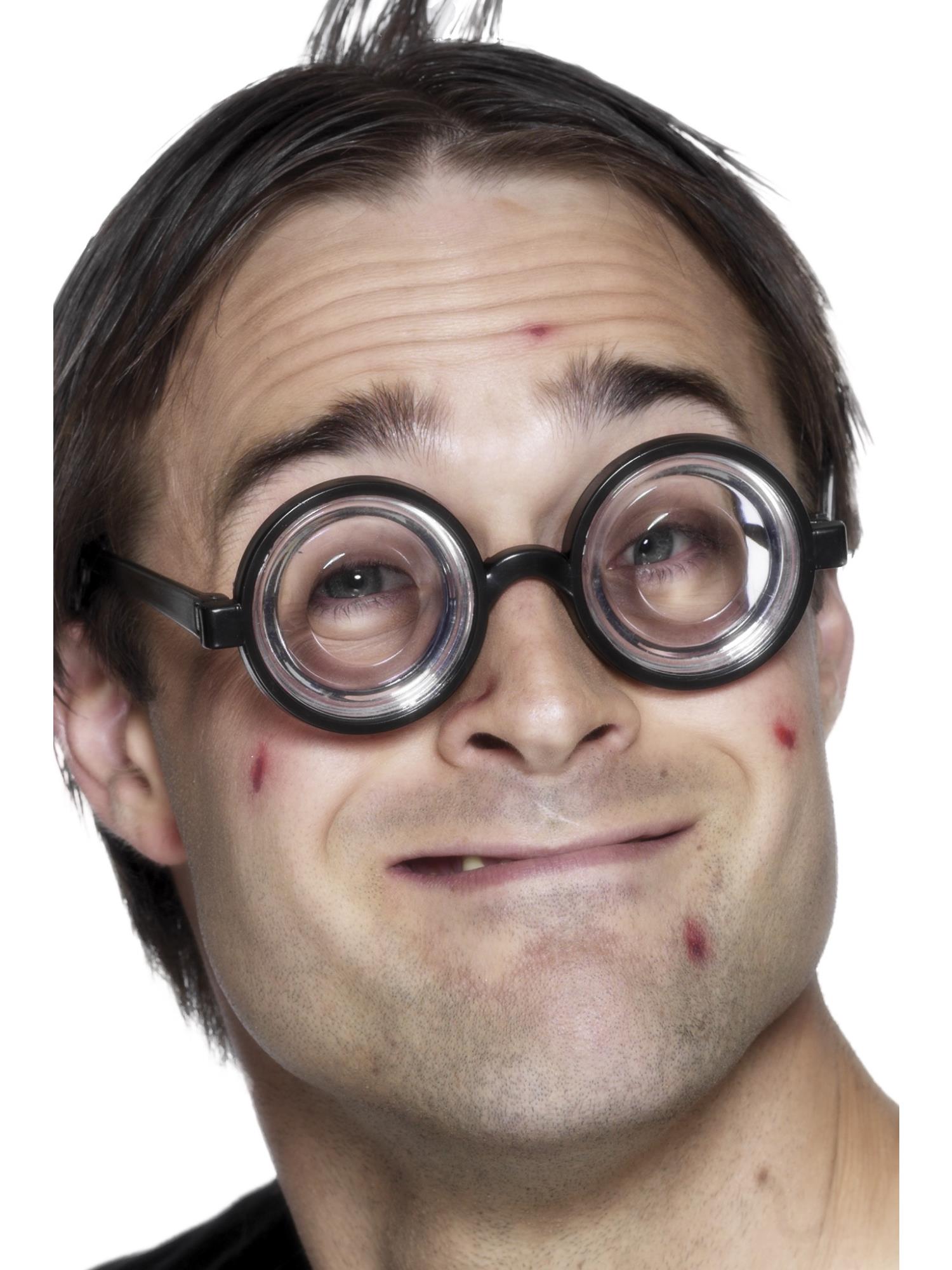 smiffys-fever-nerd-glasses-kost-mbrille-schwarz image 1