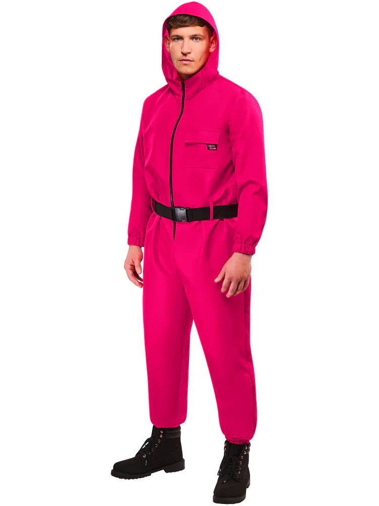 rubies-squid-game-w-chter-kost-m-overall-rot-erwachsene image 8