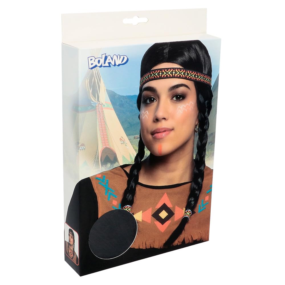 boland-kewanee-indianer-per-cke-schwarz-mit-z-pfen-und-stirnband image 4