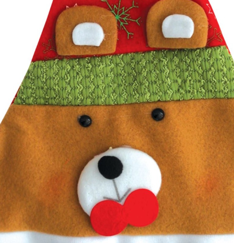 rubies-ourson-de-no-l-weihnachtsm-tze-b-r-mit-pompon image 2