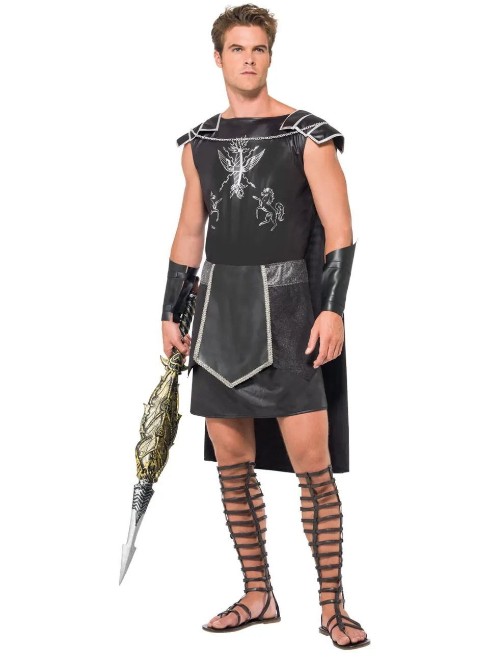 smiffys-fever-dark-gladiator-kost-m-herren-schwarz-m-l image 1