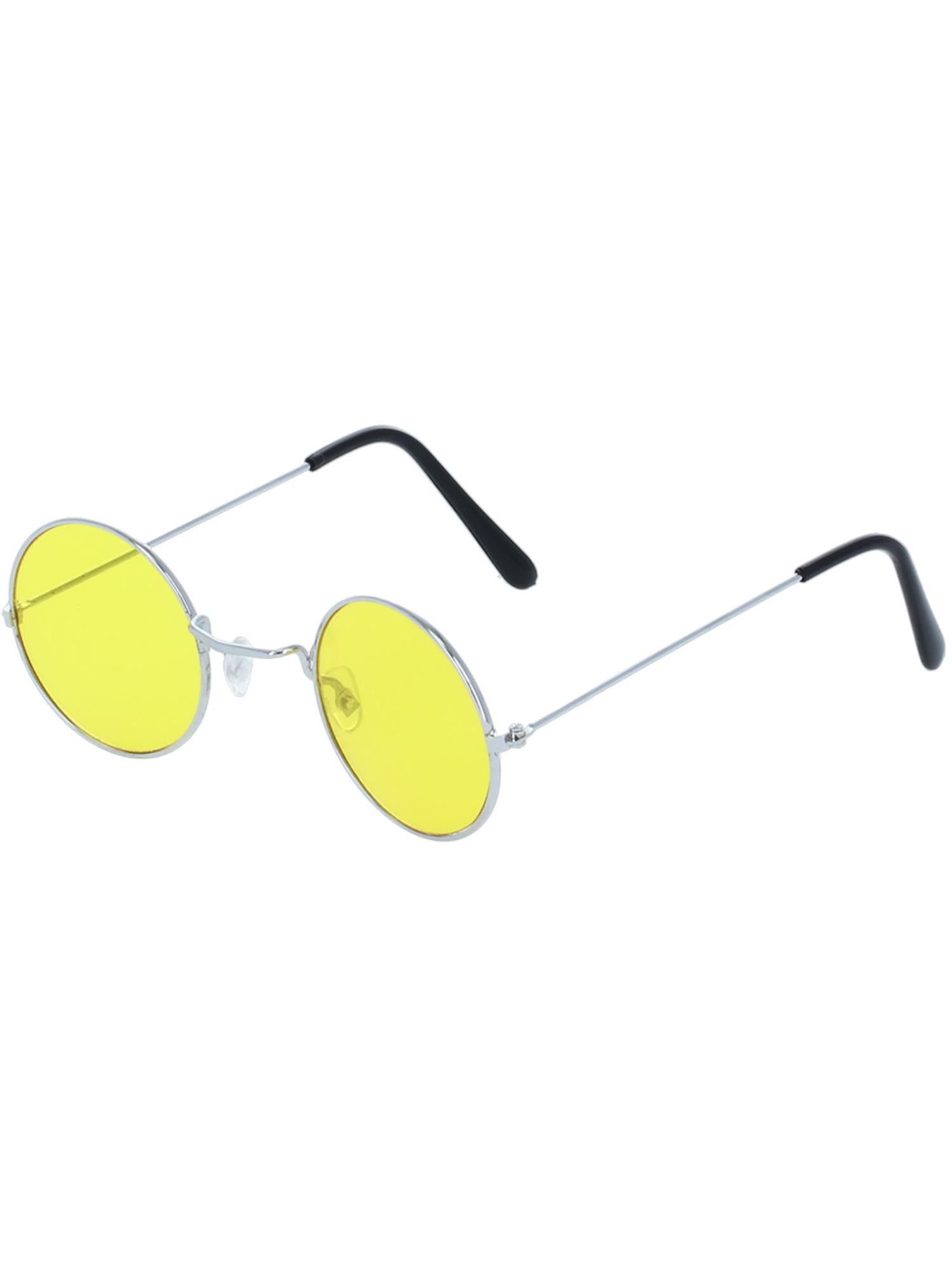 smiffys-fever-hippie-specs-kost-mbrille-gelb image 4