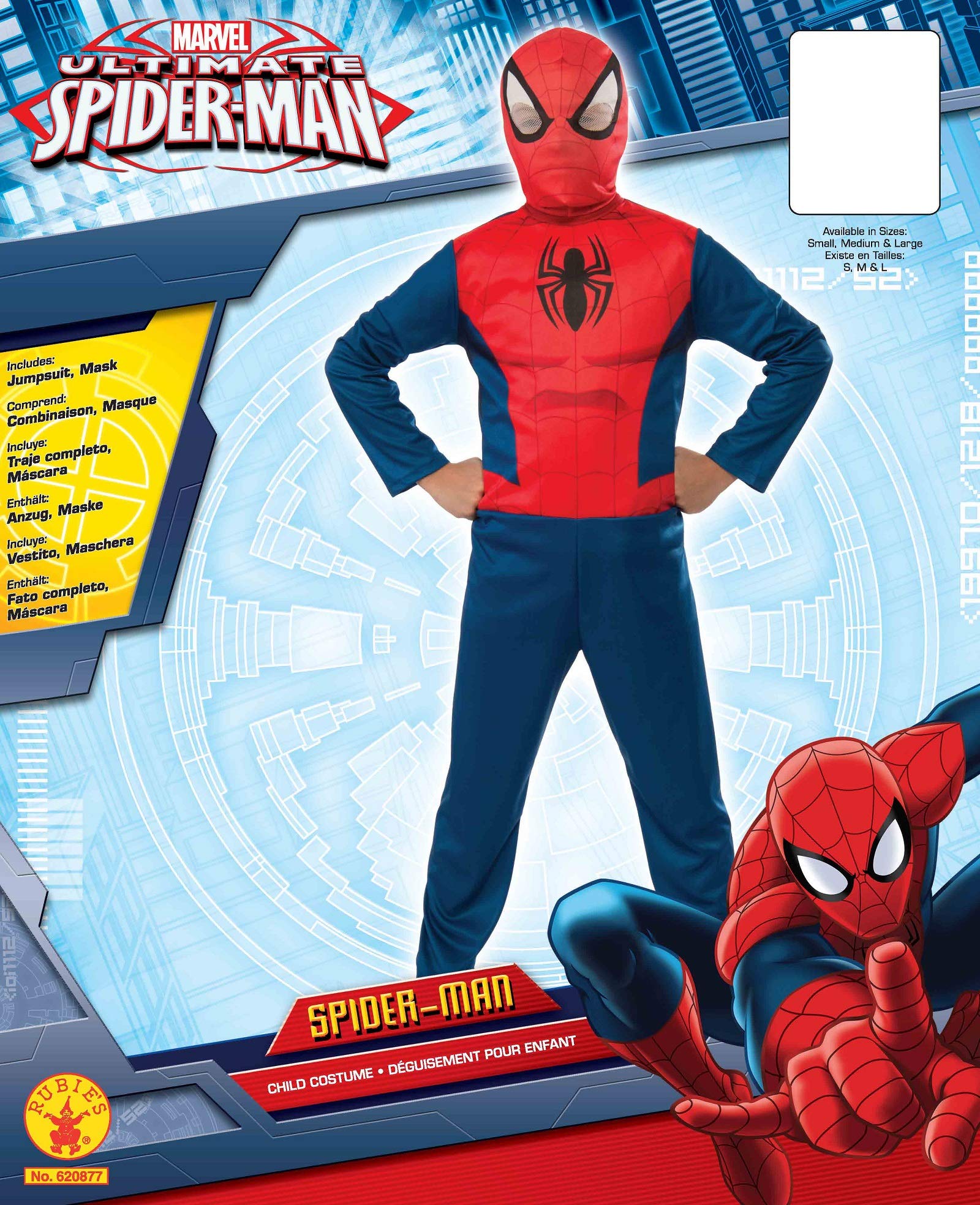 rubie-s-deluxe-spiderman-kost-m-kinder-l-8-10-jahre-mit-maske image 5