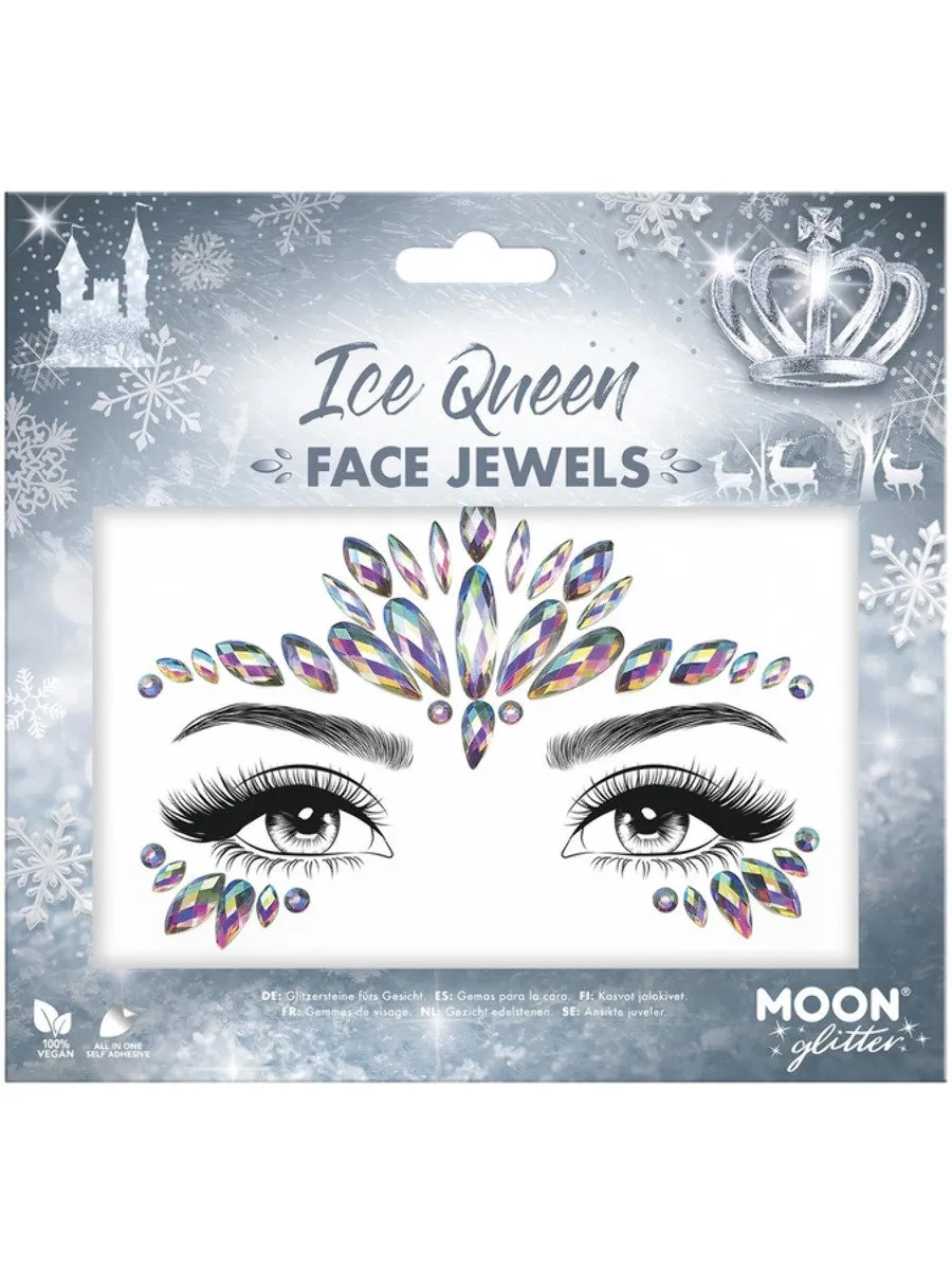 smiffys-moon-glitter-face-jewels-ice-queen-silber image 1