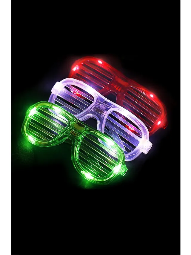 smiffys-time4fun-led-shutter-partybrille-bunt-sortiert image 1