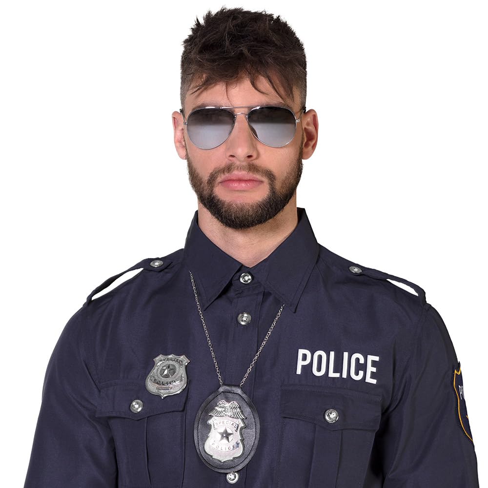boland-01417-polizei-set-3-teilig-special-police-silber image 7