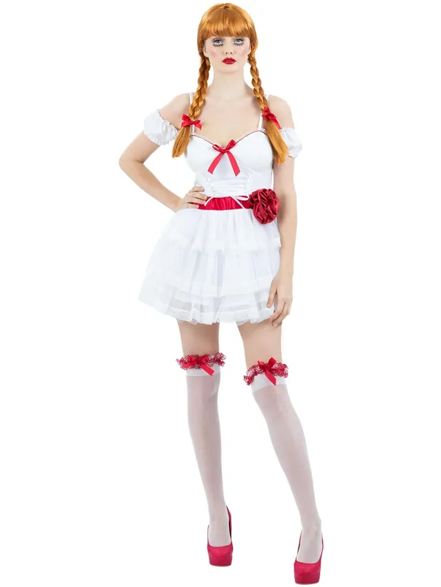 smiffys-fever-annabelle-minikleid-wei-rot-gr-s-8-10 image 1