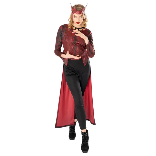 rubie-s-deluxe-scarlet-witch-kost-m-damen-12-14-marvel image 1
