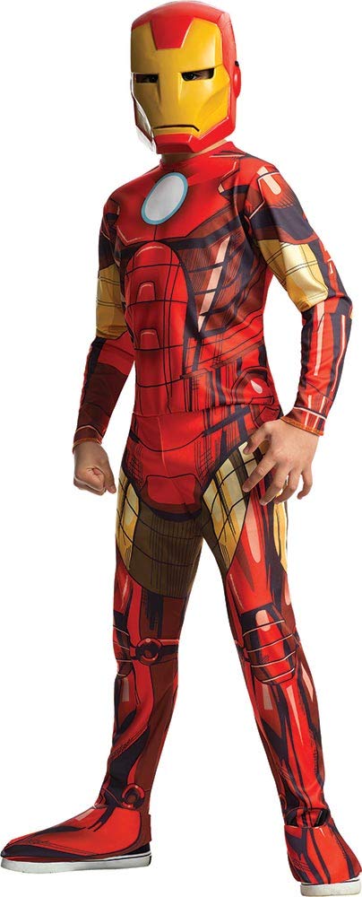 rubie-s-deluxe-avengers-iron-man-kost-m-7-8-jahre-overall-maske image 1