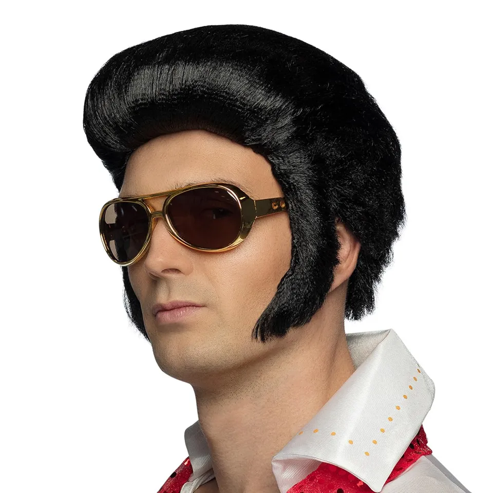 boland-wigs-rock-n-roll-deluxe-per-cke-schwarz-elvis-erwachsene image 1