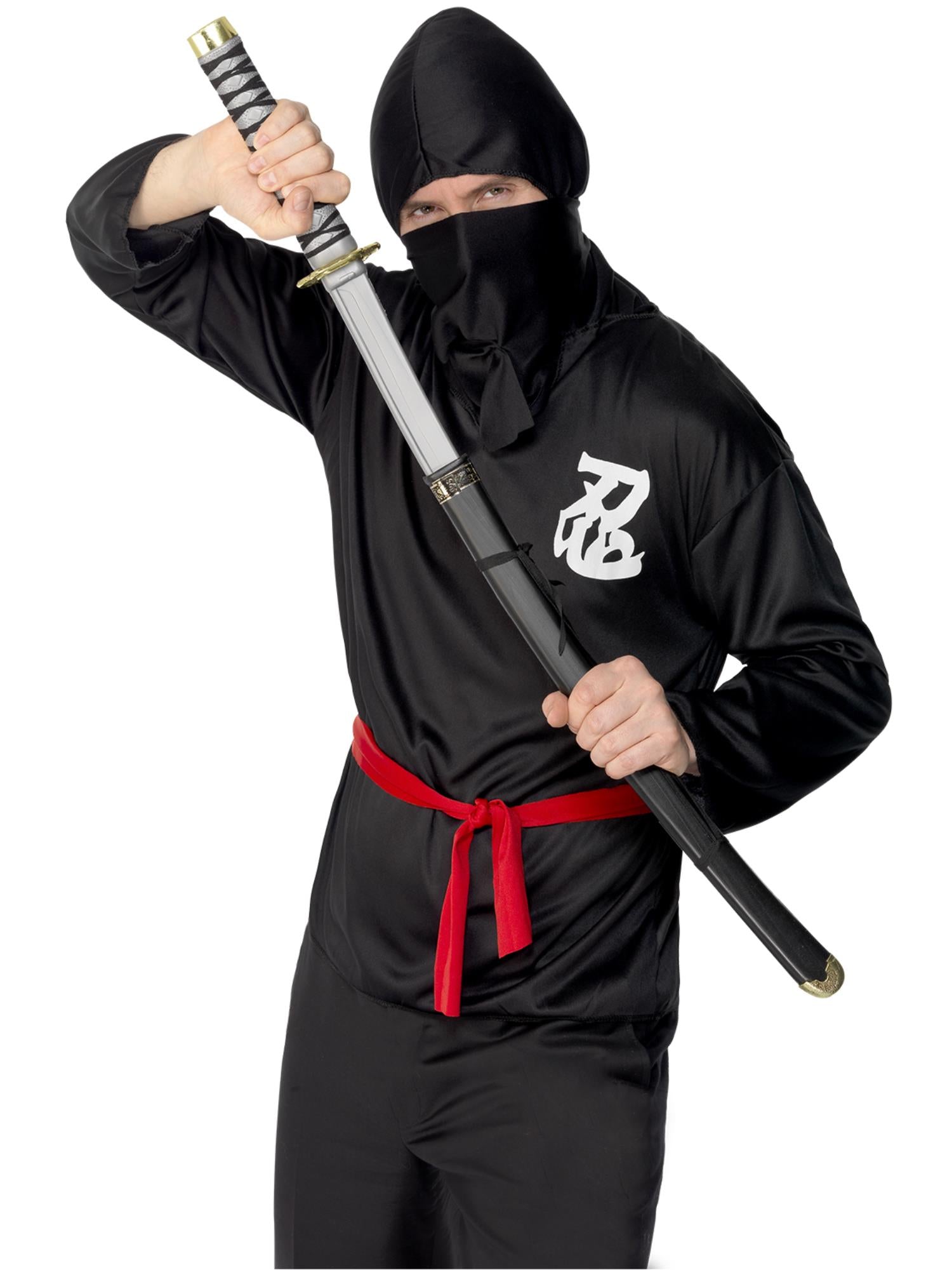 smiffys-fever-schwert-mit-scheide-grau-73-cm-ninja-katana image 2