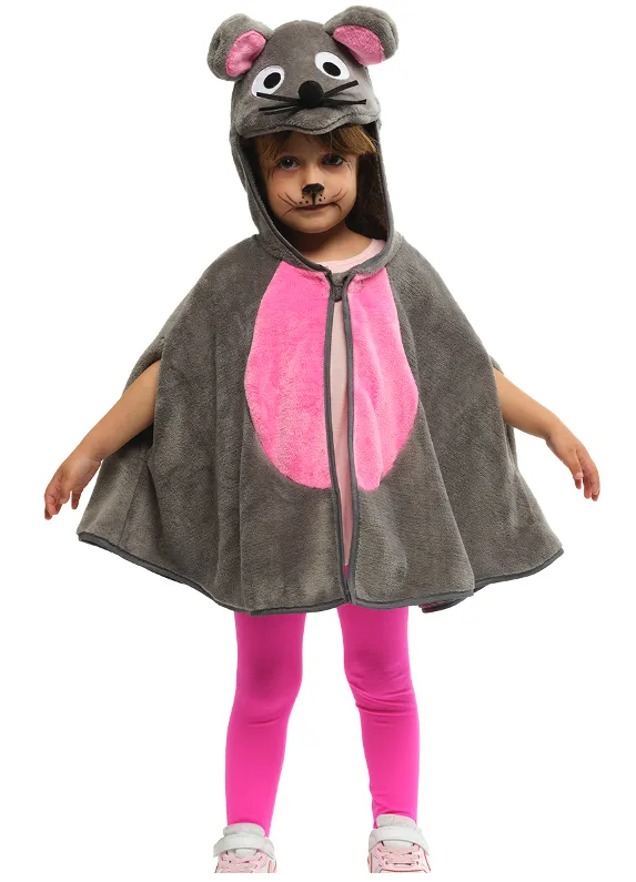 rubies-maus-cape-kinder-kapuze-polyester-fasching image 1