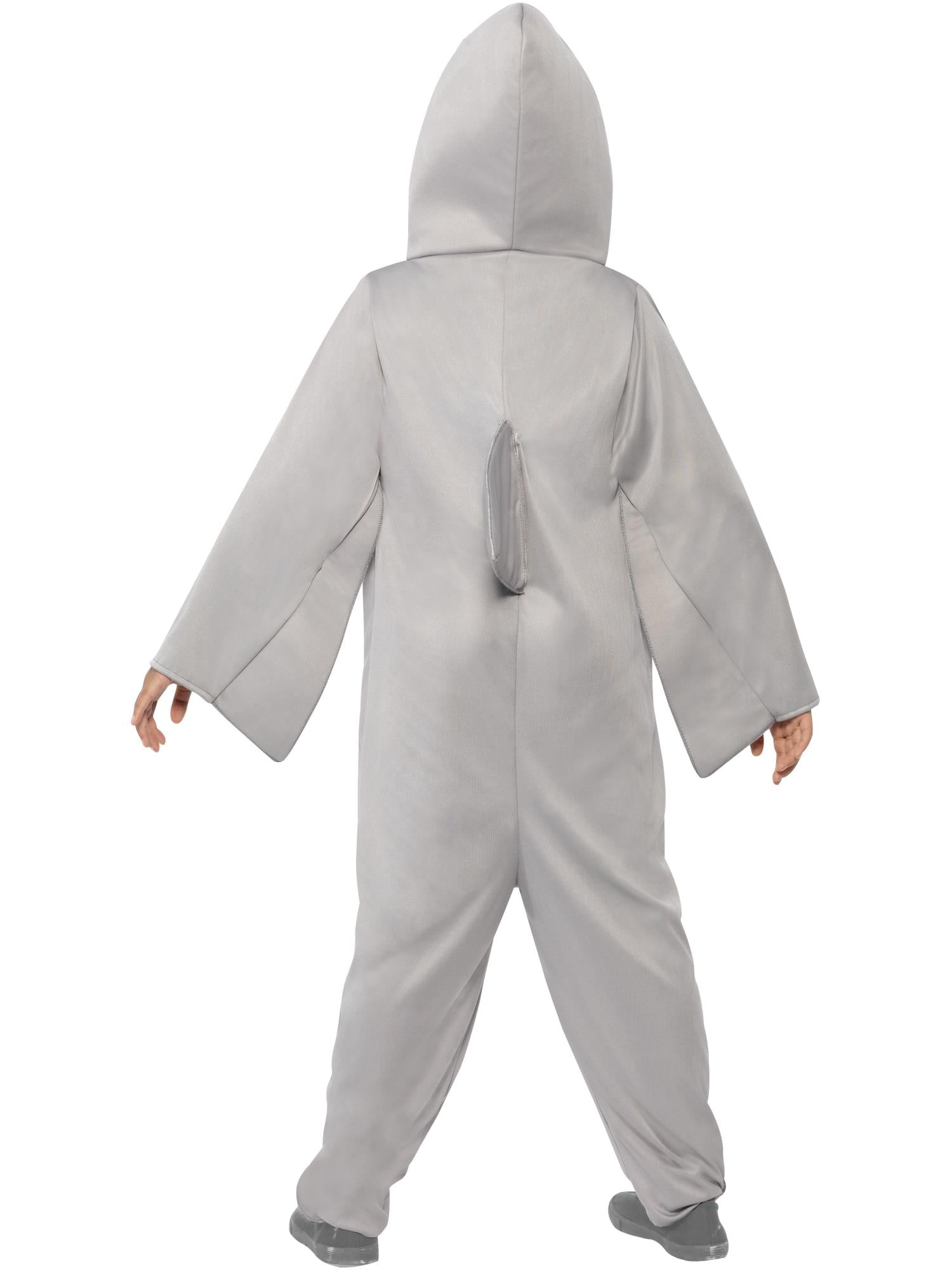 smiffys-fever-hai-kinderkost-m-grau-overall-mit-kapuze image 4