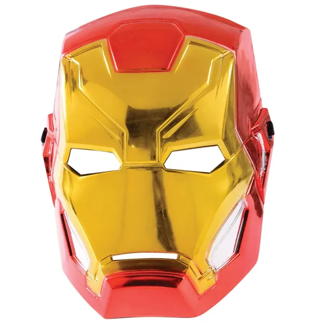 rubie-s-deluxe-iron-halbmaske-rot-gold-kindermaske-avengers image 1