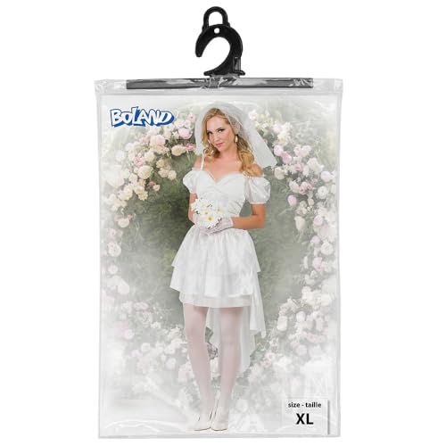 boland-braut-kost-m-damen-wei-xl-mit-schleier image 7