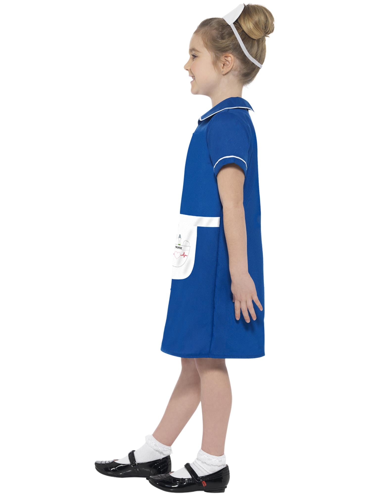 smiffys-fever-krankenschwester-kost-m-m-dchen-blau-s image 3