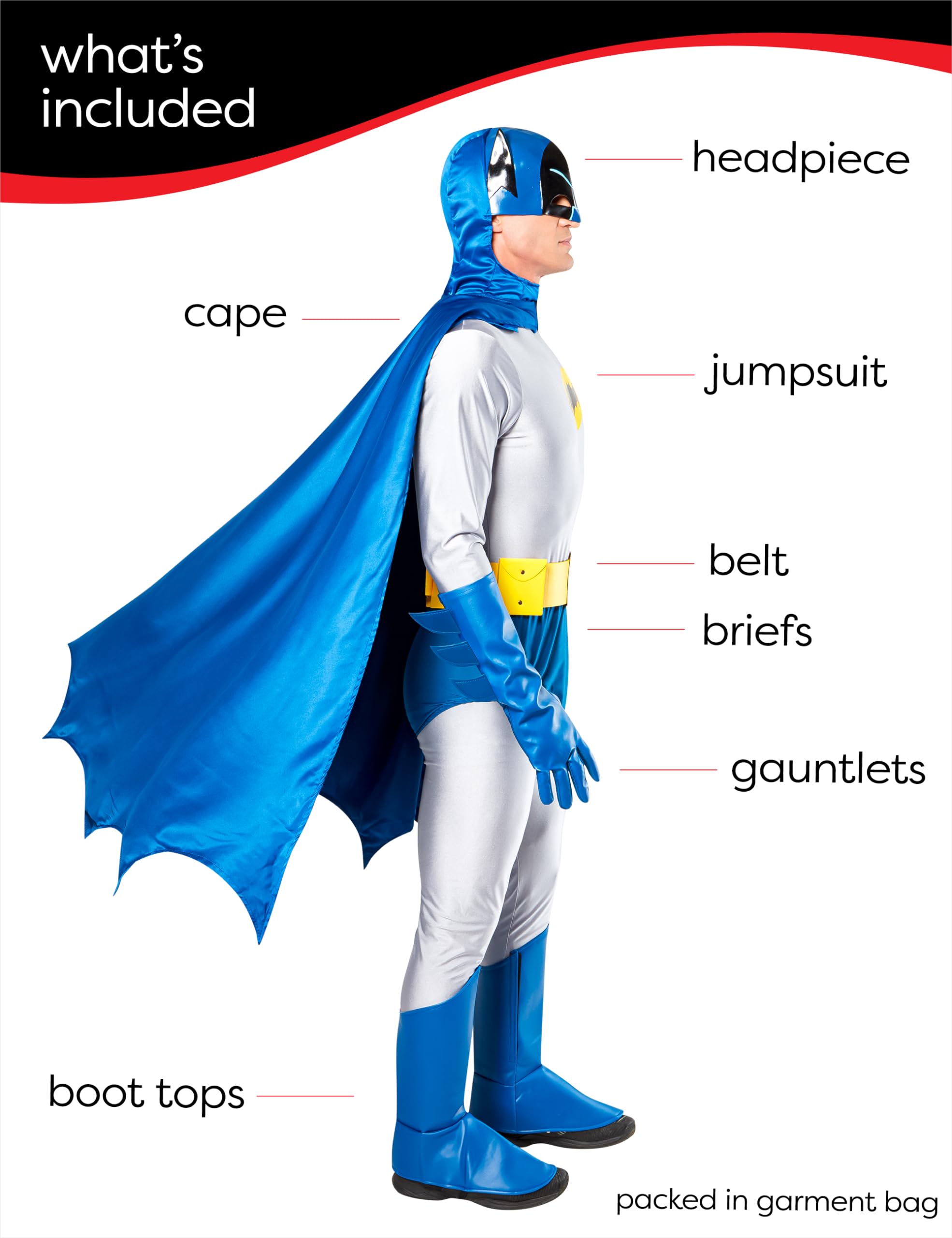 rubie-s-grand-heritage-classic-tv-batman-1966-kost-m image 3