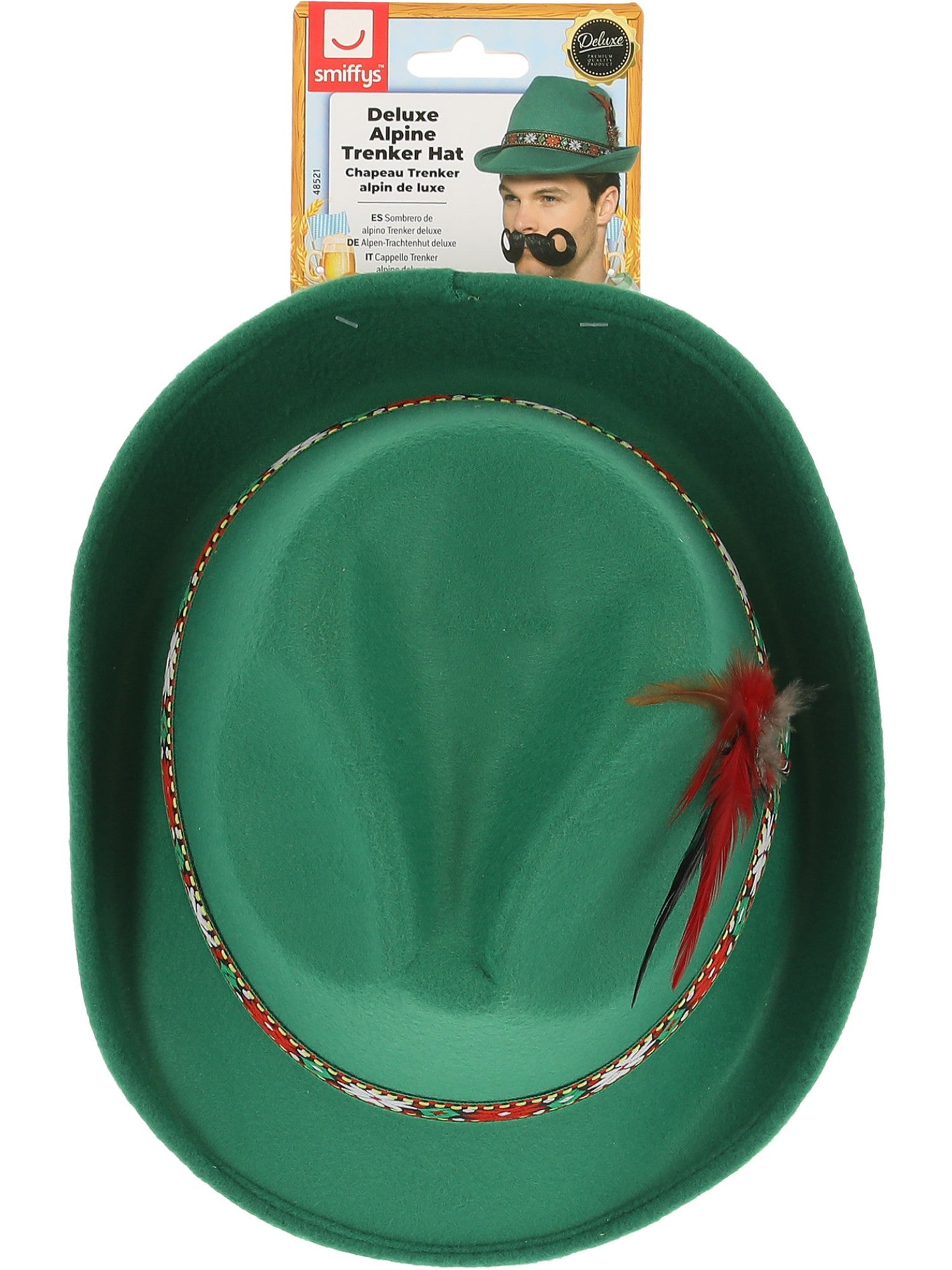 smiffys-fever-deluxe-alpine-trenker-hut-gr-n-feder image 2