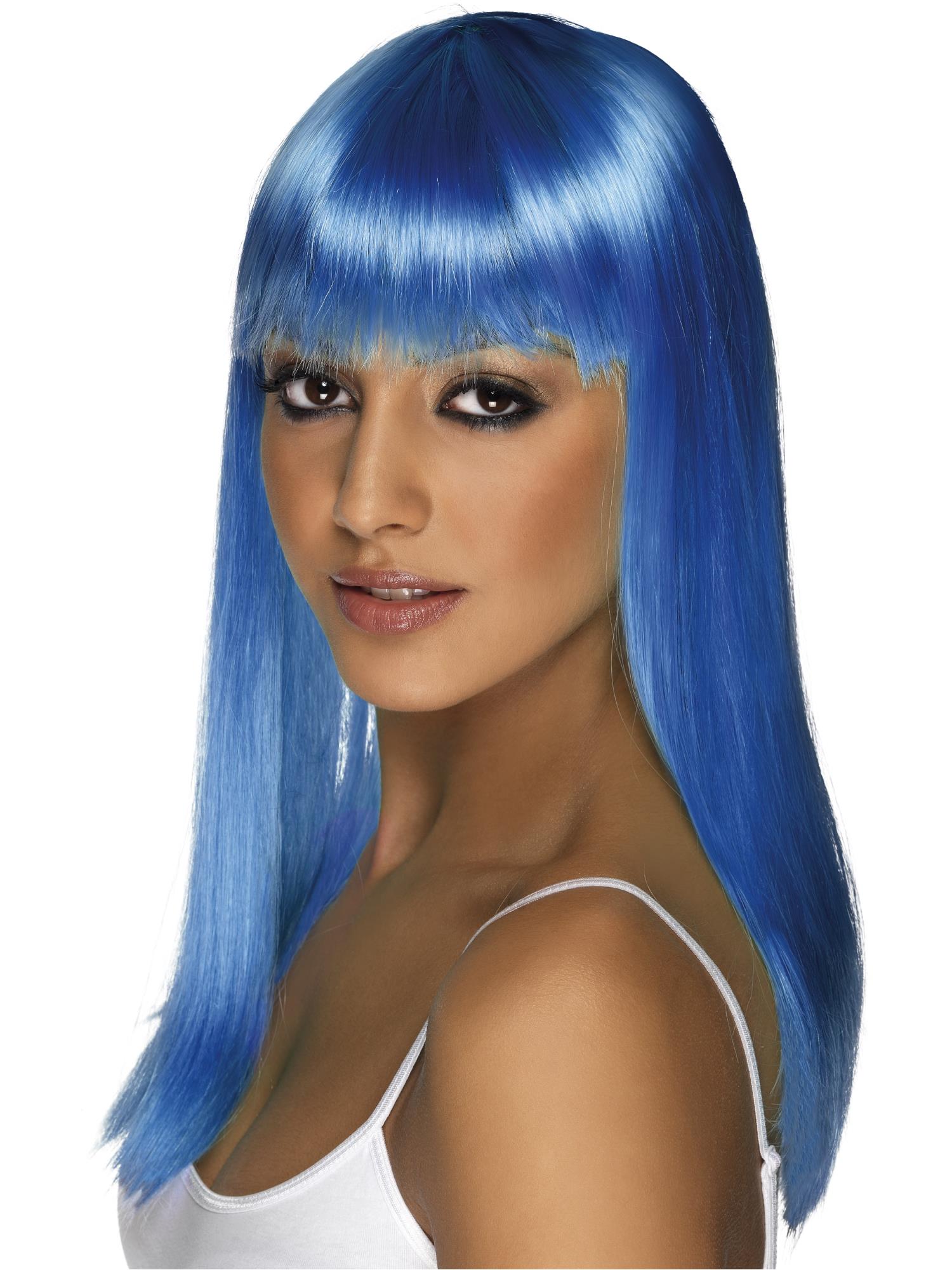 smiffys-fever-glamourama-per-cke-lang-blond-mit-pony image 7
