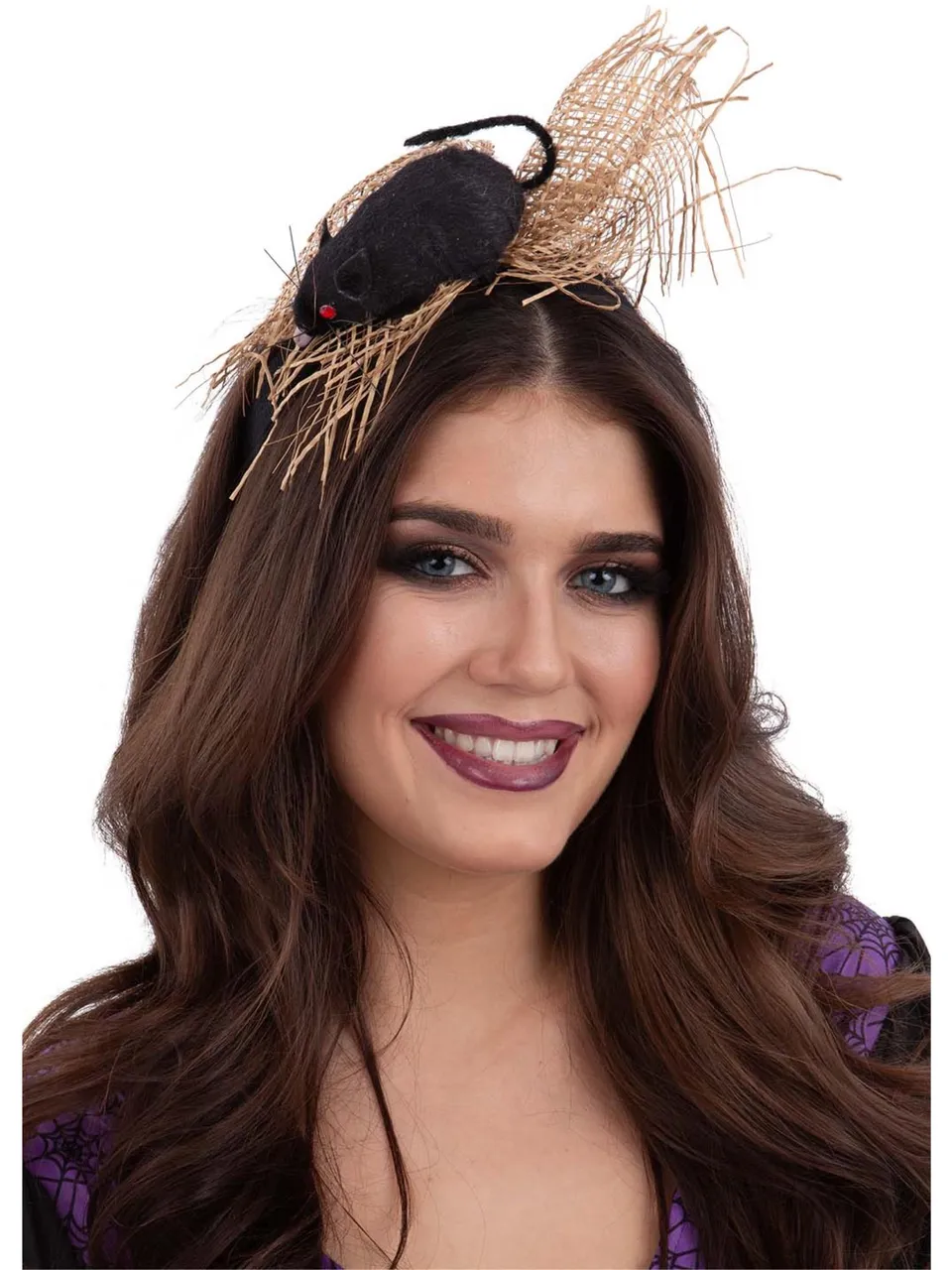 smiffys-fever-ratten-haarreif-halloween-schwarz image 1