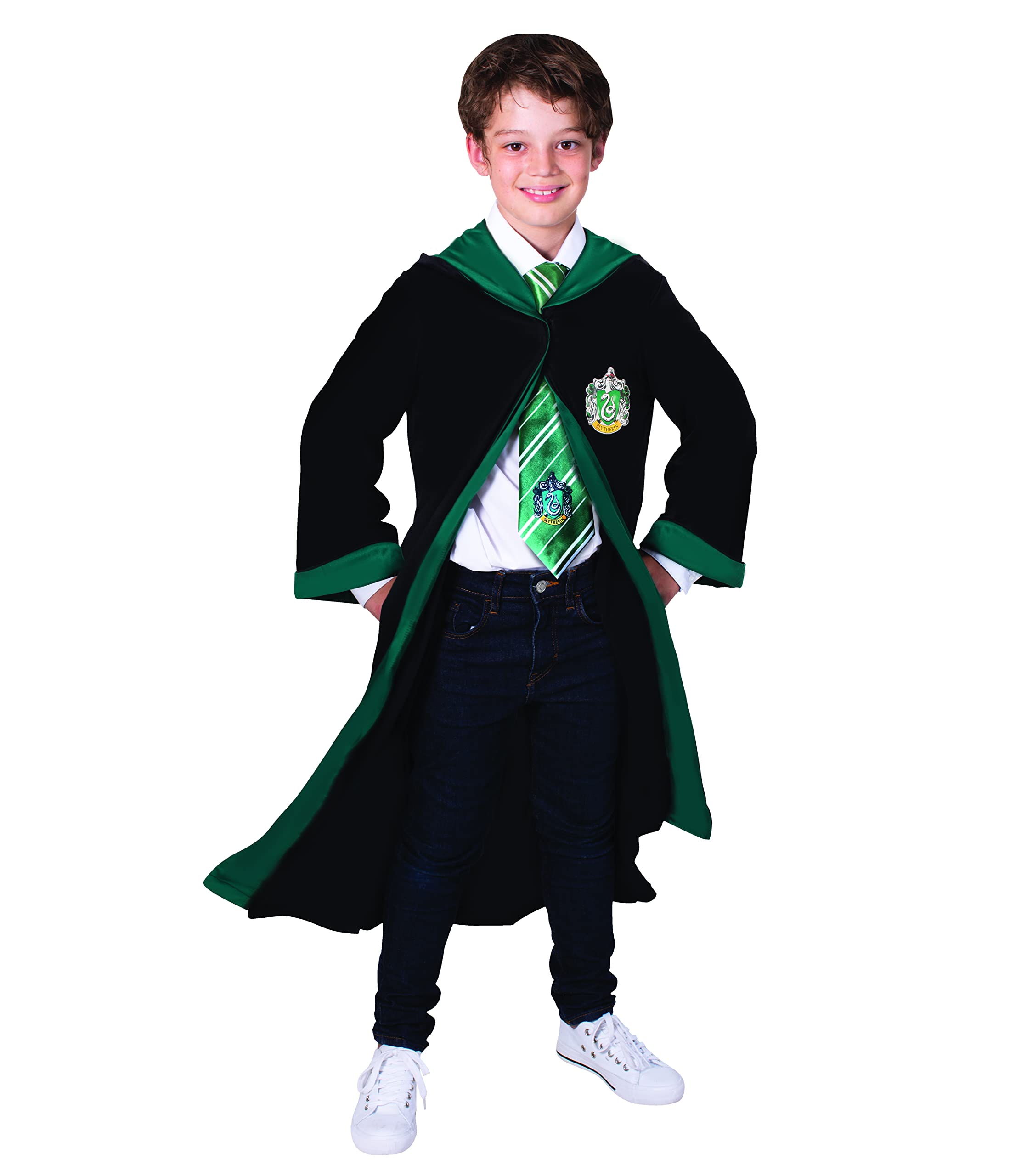 rubie-s-deluxe-slytherin-kost-m-kinder-7-10-jahre-schwarz image 1
