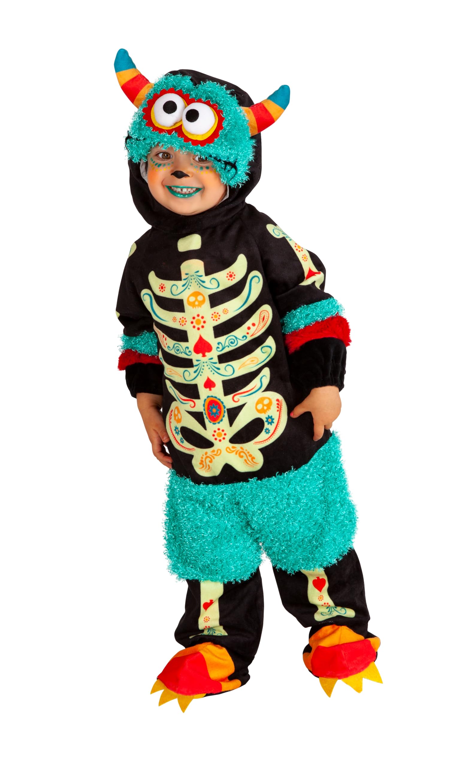 rubie-s-deluxe-monster-catrina-babykost-m-1-2-jahre-strampler image 1