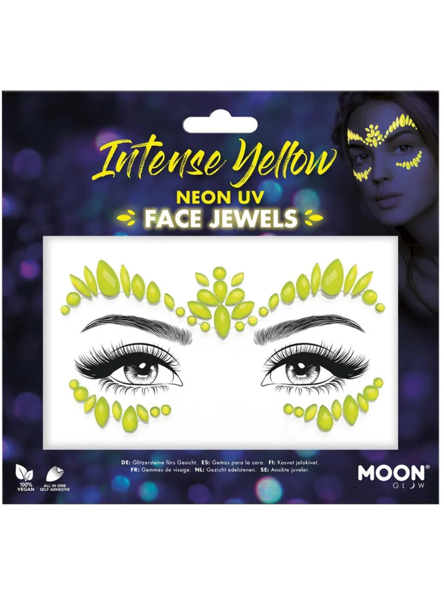 smiffys-makeup-fx-moon-glow-gesichtssteine-gelb image 1