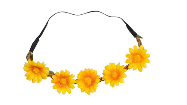 rubies-hippie-kost-m-damen-m-kleid-peace-stirnband image 4