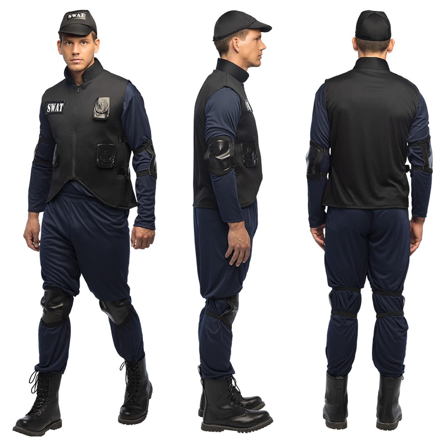 boland-swat-agent-kost-m-herren-8-teilig-polizei-xl image 2