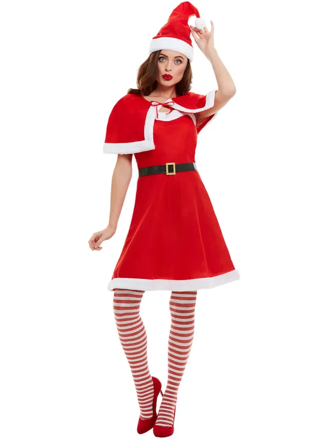 smiffys-fever-miss-santa-kost-m-rot-damen-l image 1