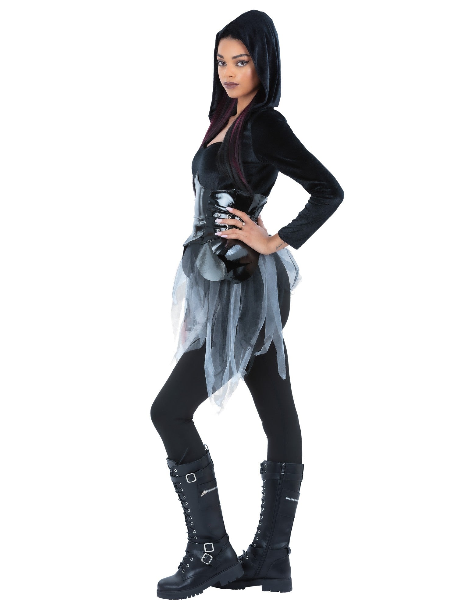 smiffys-fever-dark-warrior-damenkost-m-schwarz-gr-m image 3