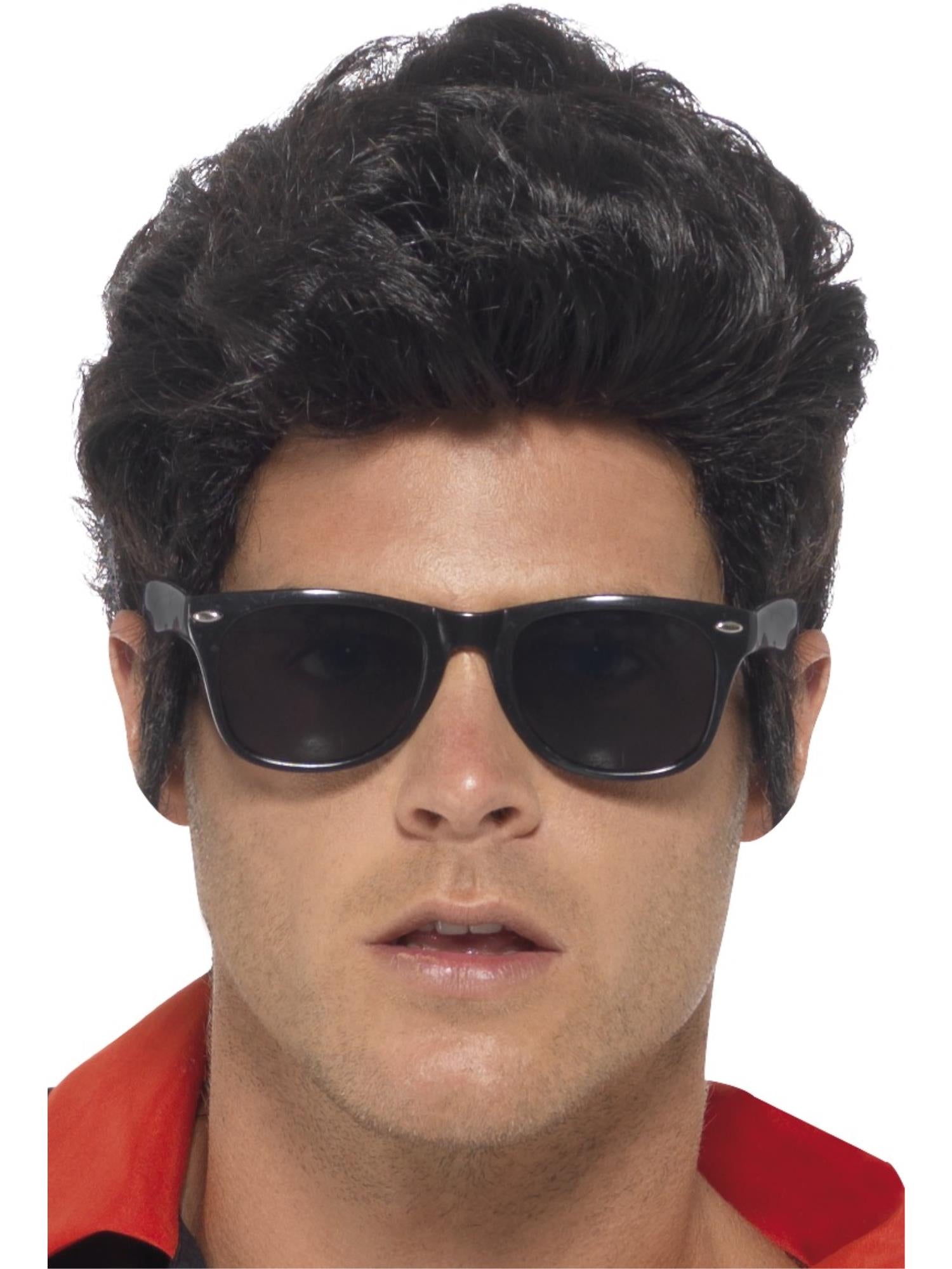smiffys-fever-50s-style-specs-sonnenbrille-schwarz-wayfarer image 1
