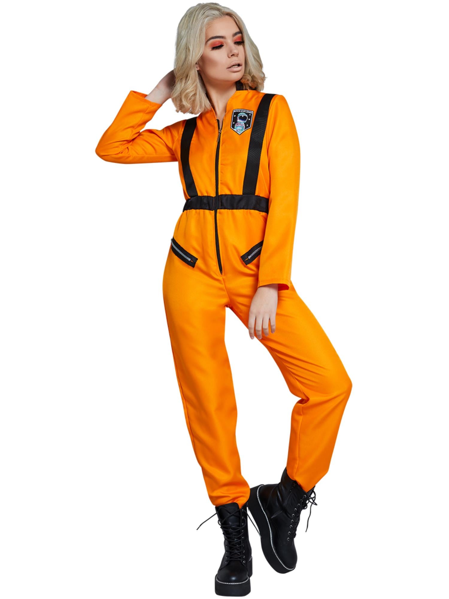 smiffys-fever-astronautenkost-m-orange-damen-xs-overall image 4