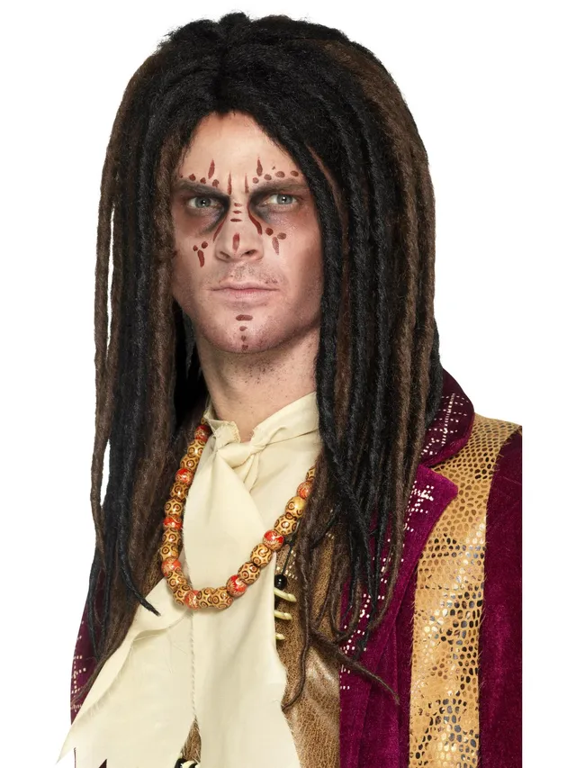smiffys-fever-voodoo-dreadlock-per-cke-braun-schwarz-damen-herren image 1