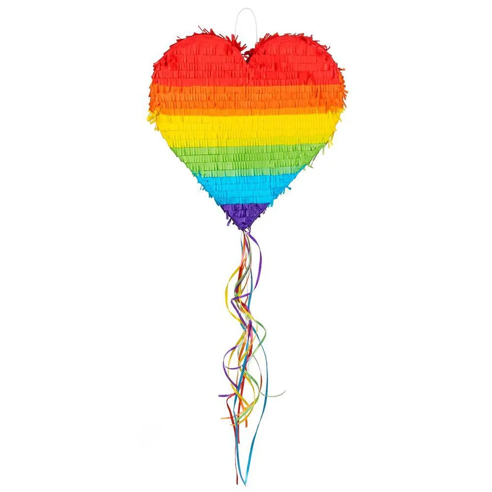 boland-30965-regenbogen-herz-pi-ata-zieh-pinata-37-cm image 1