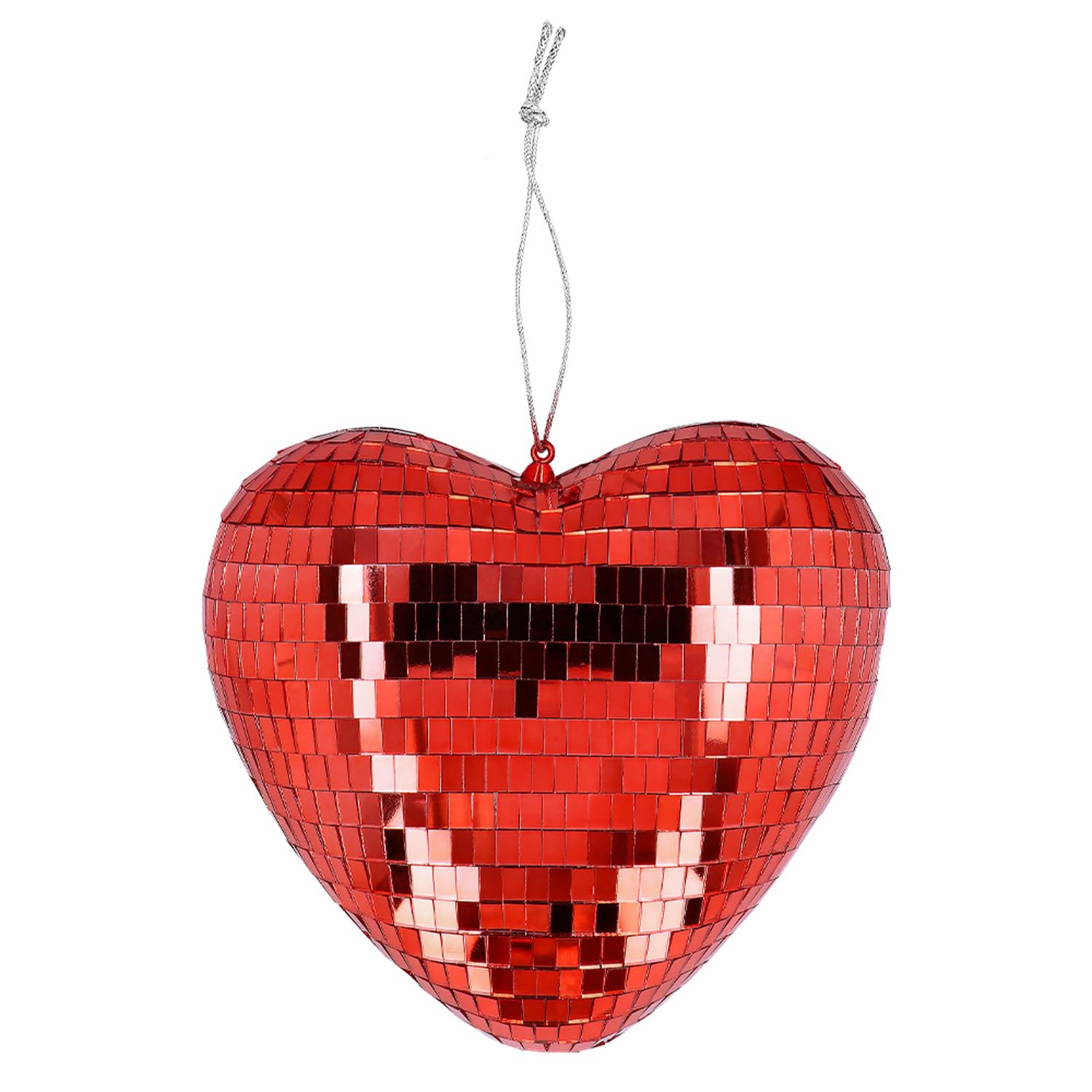 boland-herz-discokugel-19-cm-rot-spiegel image 1