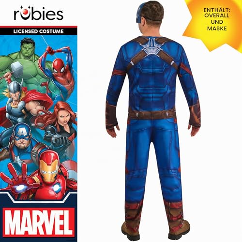 rubie-s-deluxe-captain-america-kost-m-gr-m-klassisch-herren image 8