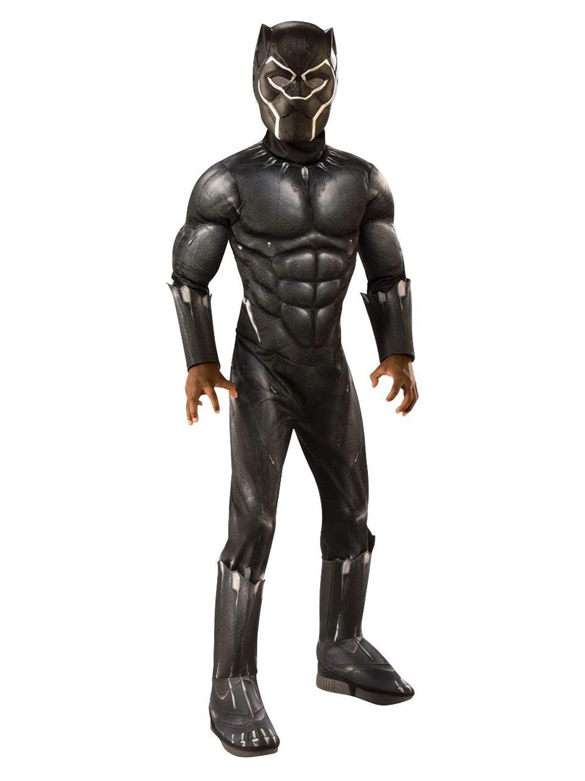 rubie-s-deluxe-black-panther-kost-m-kinder-m-5-7-jahre-maske image 1
