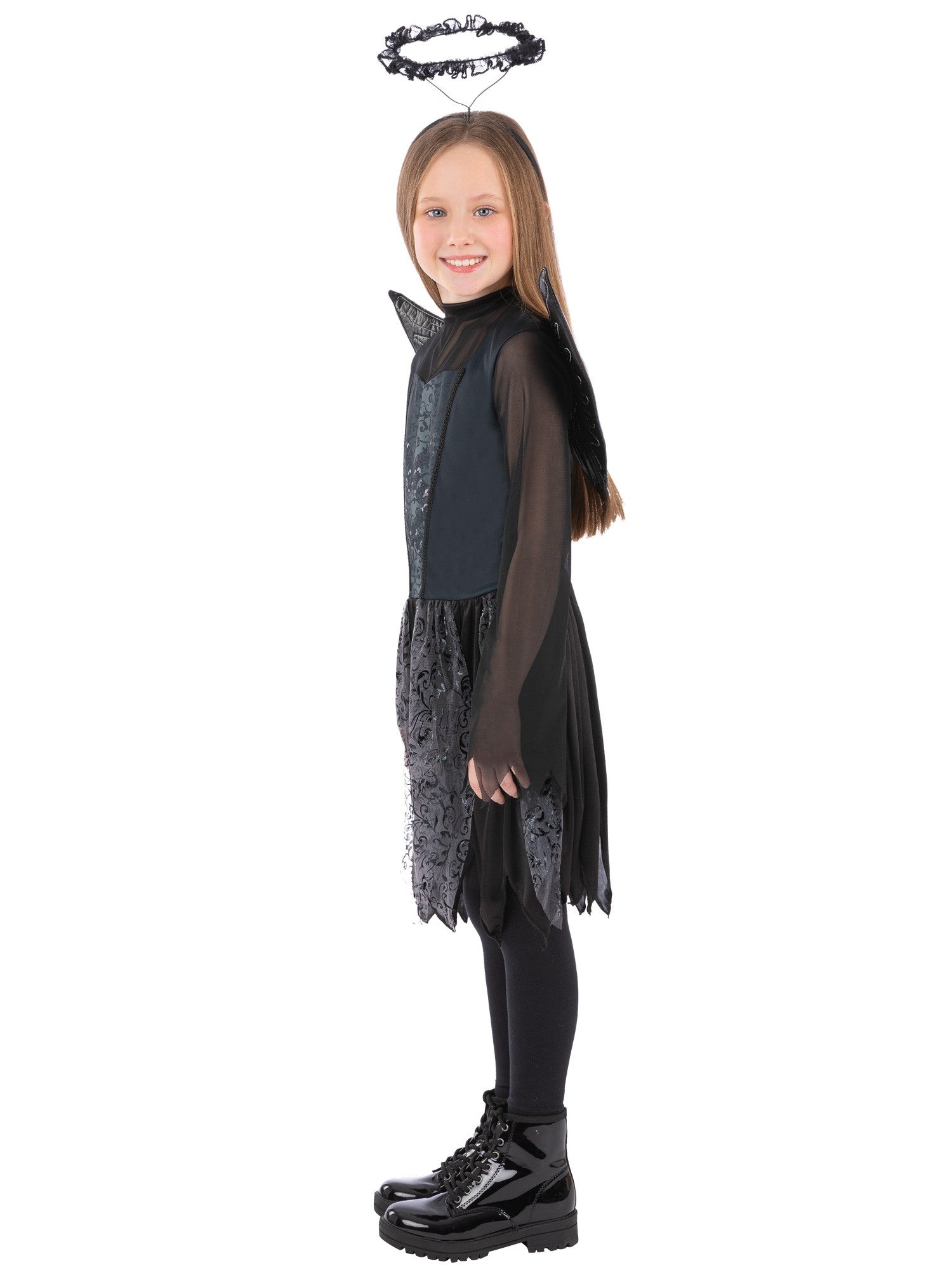 smiffys-fever-dark-angel-kost-m-m-dchen-gr-l-schwarz image 3
