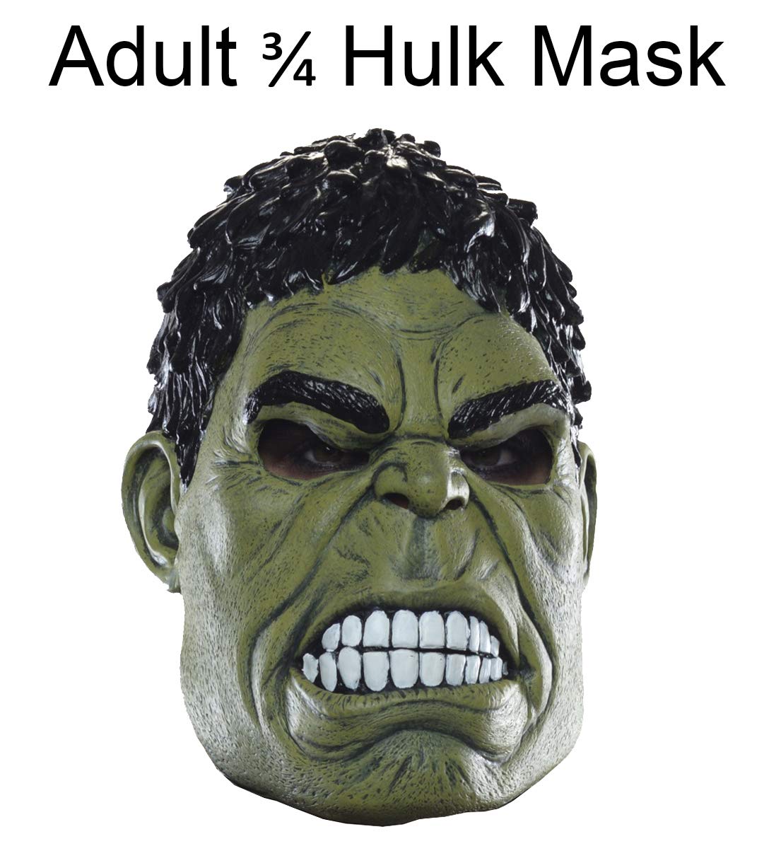 rubie-s-deluxe-marvel-hulk-3-4-maske-einheitsgr-e-gr-n image 2