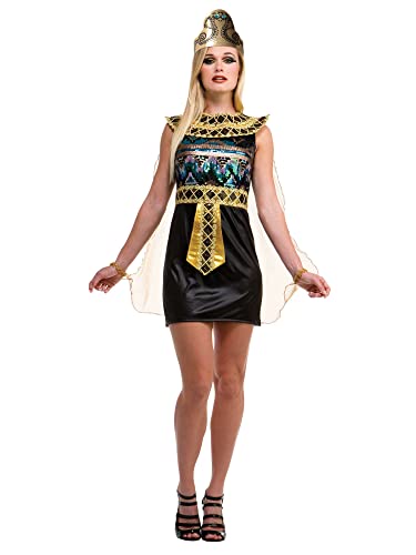 bristol-novelty-deluxe-ac231-gyptisches-kost-m-schwarz-gold-38-42 image 2
