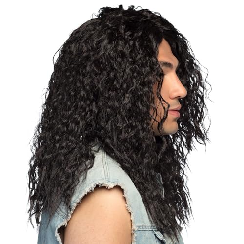 boland-wigs-86411-mick-per-cke-schwarz-80er-party image 5